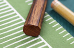 Couteau nakiri 16,5cm japonais artisanal Masutani martelé manche en chêne