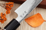 Couteau universel 16,5cm japonais artisanal Sukenari SG2 damas