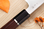 Couteau sujihiki kiritsuke 24cm japonais artisanal Sukenari SG2 damas