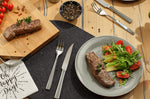 Ménagère 12 couverts à steak Rosle Élegance en acier inoxydable 18/10