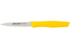 Couteau d'office Arcos Nova lame dentée en acier Nitrum manche jaune 10cm