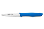 Couteau d'office Arcos Nova lame dentée en acier Nitrum manche bleu 10cm