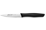 Couteau d'office Arcos Nova lame dentée en acier Nitrum manche noir 10cm
