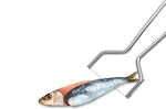 Fileteur à sardines Triangle en acier inoxydable