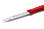 Couteau d'office Arcos Nova lame dentée en acier Nitrum manche rouge 10cm