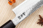Couteau sujihiki kiritsuke 27cm japonais artisanal Sukenari SG2 damas