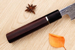 Couteau sujihiki kiritsuke 27cm japonais artisanal Sukenari SG2 damas