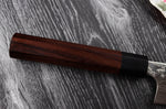 Couteau sujihiki japonais artisanal Takeshi Saji R2 Damas 27cm