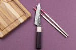 Couteau universel japonais artisanal martelé Yu Kurosaki senko 13cm acier SG2