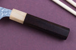 Couteau universel japonais artisanal martelé Yu Kurosaki senko 13cm acier SG2