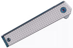 Couteau pliant CRKT CEO Microflipper 7081 manche en aluminium gris 8,25cm