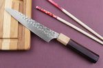 Couteau universel kiritsuke japonais artisanal martelé Yu Kurosaki senko 15cm acier SG2