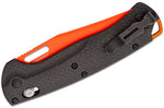 Couteau pliant Benchmade Taggedout 15535OR-01 lame orange manche fibre de carbone noir 11,7cm