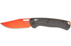 Couteau pliant Benchmade Taggedout 15535OR-01 lame orange manche fibre de carbone noir 11,7cm