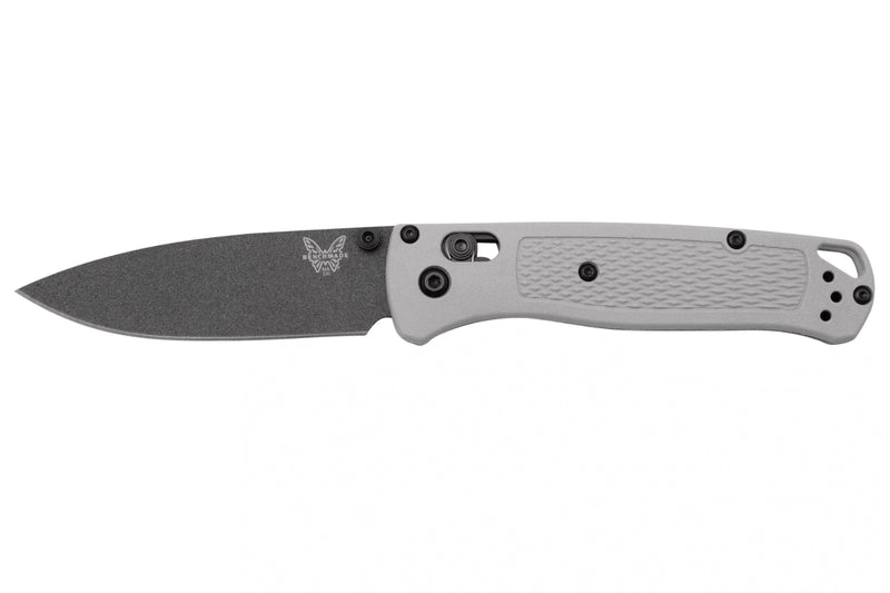 Couteau pliant Benchmade Bugout Storm Gray 535BK-08 manche Grivory gris 10,7cm