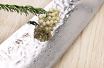 Couteau de chef japonais artisanal Wusaki Yaketa AUS10 damas 24cm