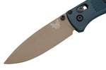 Couteau pliant Benchmade Bugout Crater Blue 535FE-05 manche Grivory bleu 10,7cm