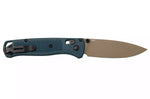 Couteau pliant Benchmade Bugout Crater Blue 535FE-05 manche Grivory bleu 10,7cm