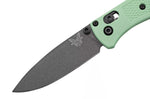 Couteau pliant Benchmade Mini Bugout Sea Foam 533GY-06 lame noire manche Grivory vert 9,4cm
