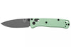 Couteau pliant Benchmade Mini Bugout Sea Foam 533GY-06 lame noire manche Grivory vert 9,4cm