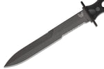 Couteau Benchmade SOCP 185SBK lame semi-dentée 18cm manche ajouré en G10 noir avec étui