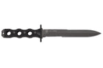 Couteau Benchmade SOCP 185SBK lame semi-dentée 18cm manche ajouré en G10 noir avec étui