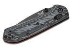 Couteau pliant Benchmade Mini Freek 565BK-02 lame noire manche G10 multicolore 10,3cm