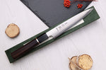 Couteau universel 16,5cm japonais artisanal Sukenari HAP40 San Maï manche en bois de rose