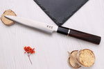 Couteau universel 16,5cm japonais artisanal Sukenari HAP40 San Maï manche en bois de rose