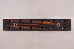 Barre aimantée artisanale Essences Creations en ébène de Macassar 45cm 6 places - N°3