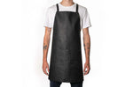 Tablier de cuisine Alaskan Maker n°932 vintage en cuir - Noir