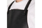 Tablier de cuisine Alaskan Maker n°932 vintage en cuir - Noir