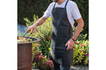 Tablier de cuisine Alaskan Maker n°932 vintage en cuir - Noir