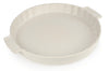Plat à tarte Peugeot Appolia en céramique écru diamètre 30cm