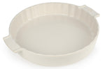 Tourtière Peugeot Appolia en céramique écru diamètre 28cm