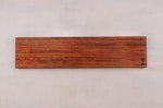 Barre aimantée artisanale Essences Creations en bois d'ovangkol ondé 42cm - 6 places - N°2