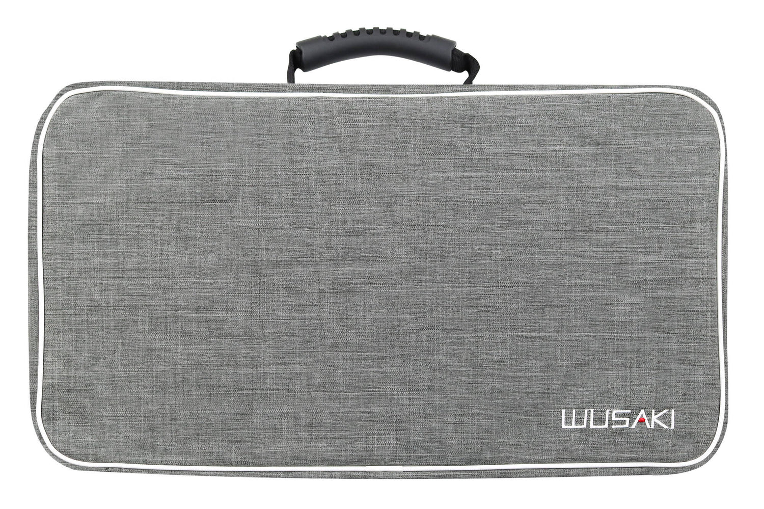 Mallette vide Wusaki grise pour 21 couteaux et ustensiles + 1 grande poche de rangement