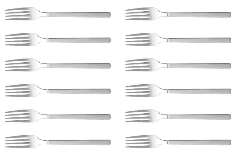 Set de 12 fourchettes à dessert Comas Oak en acier inoxydable 16cm