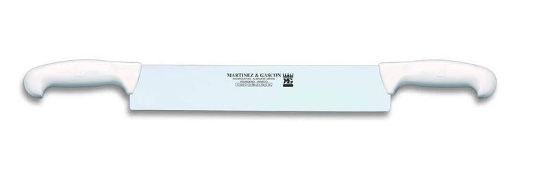 Couteau à fromage 2 manches Martinez & Gascon blanc - 32cm