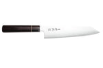 Couteau kiritsuke 24cm japonais artisanal Sukenari ZDP-189 San Maï manche en ébène