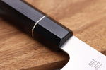 Couteau kiritsuke 24cm japonais artisanal Sukenari ZDP-189 San Maï manche en ébène