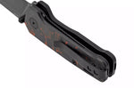 Couteau pliant QSP Penguin Mini 130XSE2 manche en carbone et G10 noir et rouge 8,2cm