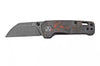 Couteau pliant QSP Penguin Mini 130XSE2 manche en carbone et G10 noir et rouge 8,2cm