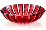 Coupe à fruits Guzzini Dolcevita rouge en polymère biosourcé diamètre 25cm