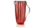 Carafe Guzzini Dolcevita rouge en polymère biosourcé