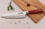 Coffret 3 couteaux Wusaki Pakka X50 pakkawood Santoku + Universel + Office