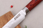 Coffret 3 couteaux Wusaki Pakka X50 pakkawood Santoku + Universel + Office