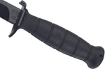 Couteau Herbertz 100617 lame 16,5cm manche polymère noir + étui