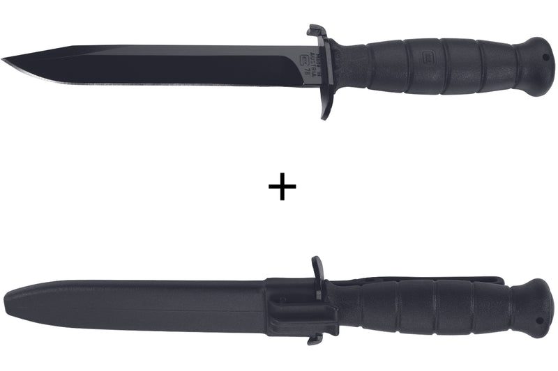 Couteau Herbertz 100617 lame 16,5cm manche polymère noir + étui