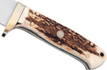Couteau de chasse Puma IP Elk Hunter Stag 304410 lame 10,4cm manche bois de cerf + étui en cuir